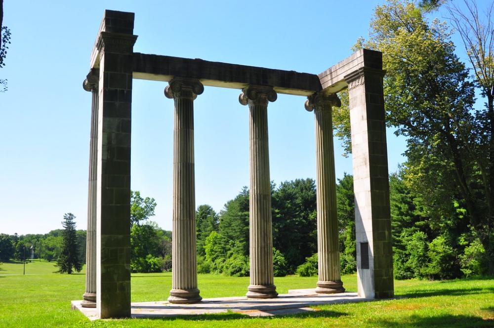 Monument at the Princeton Battlefield State Park