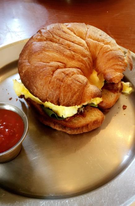 Donderos' breakfast sandwich