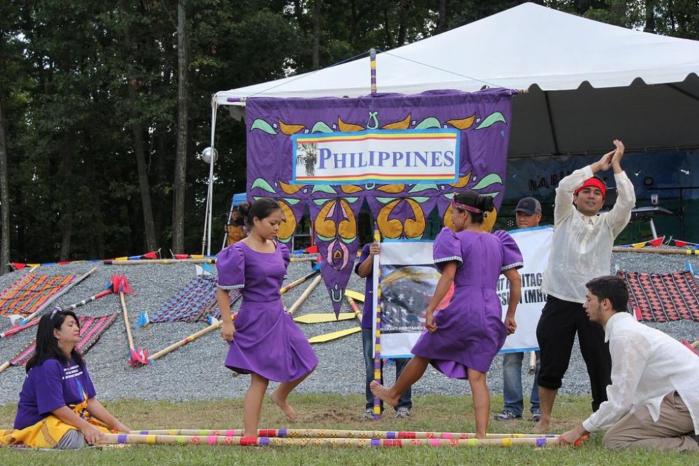 People Dancing At The Filipino Festival In Richmond, VA