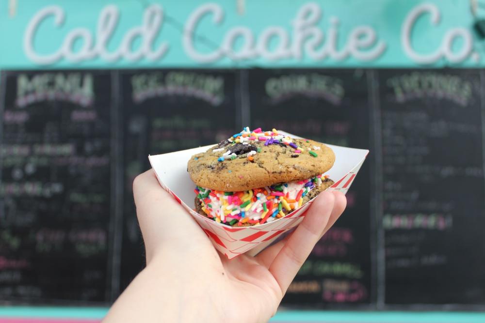Ice cream sandwich from Cold Cookie Co