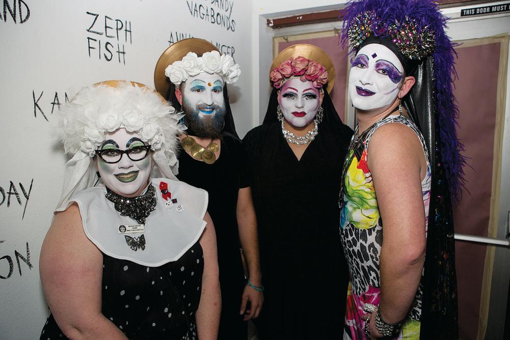 artists in costume and drag at OUTsider Fest