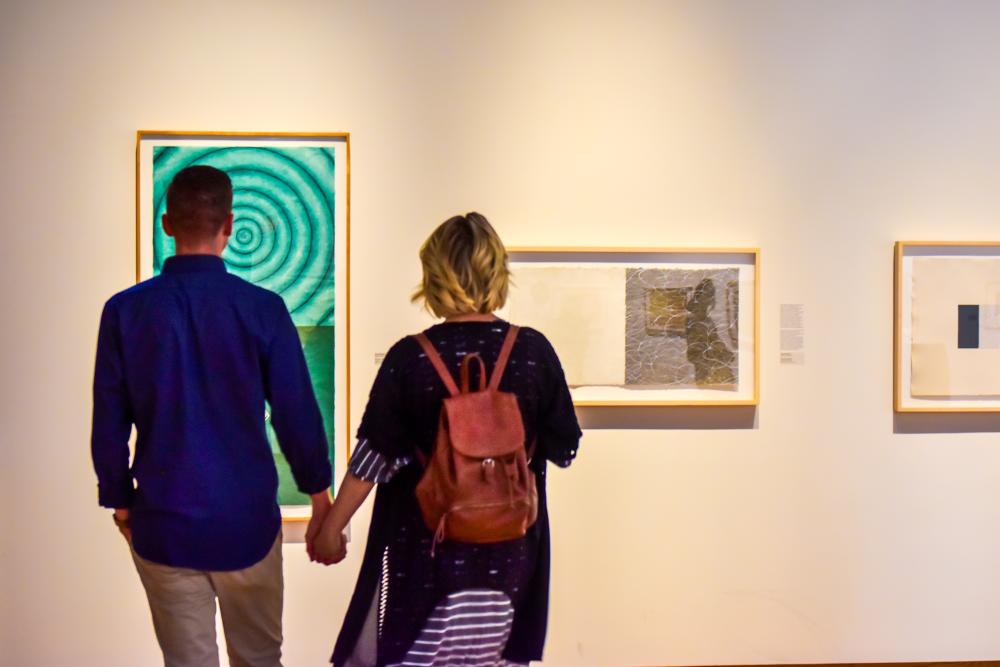 Couple at the Fort Wayne Museum of Art in Fort Wayne, Indiana