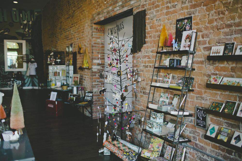 Festive Decor at Fancy and Staple Boutique in Fort Wayne, Indiana