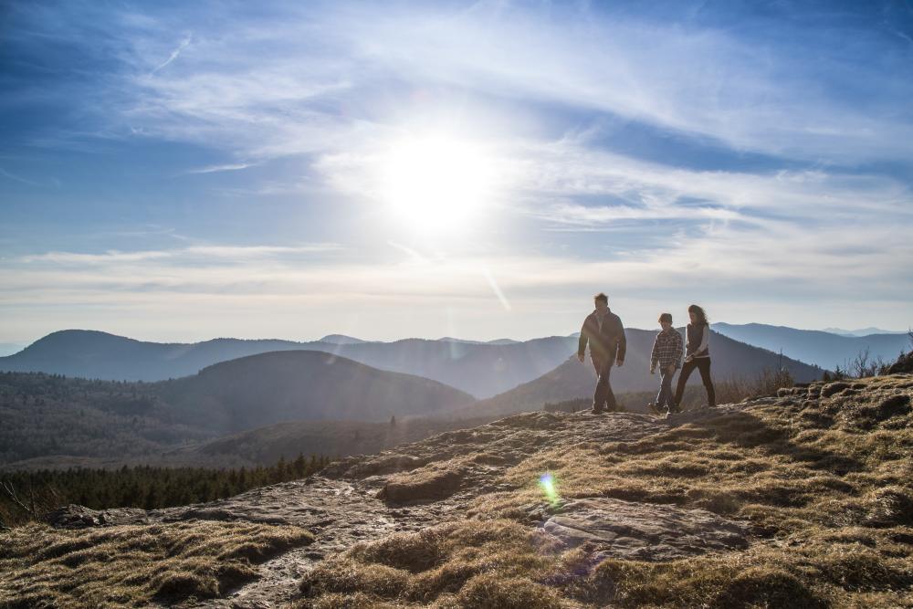 Winter Hiking at Black Balsam Knob Near Asheville, N.C.