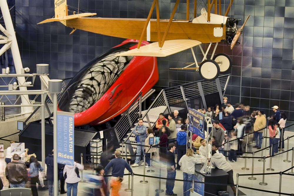 Flight Simulators at the National Air and Space Museum Steven F. Udvar-Hazy Center