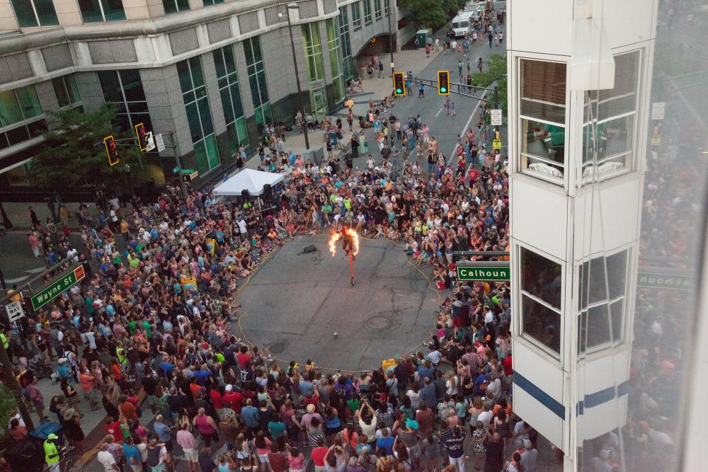 Buskerfest 2016 in Fort Wayne, Indiana