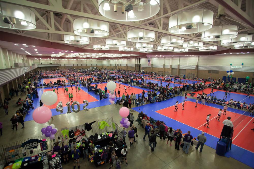 Volleyball at the Coliseum