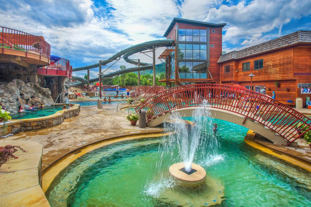 Old Town Hot Springs is conveniently located in downtown Steamboat Springs, Colorado