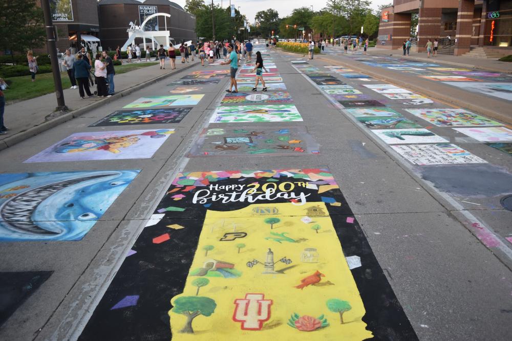 Chalk Walk - Three Rivers Festival 2016 - Fort Wayne, IN