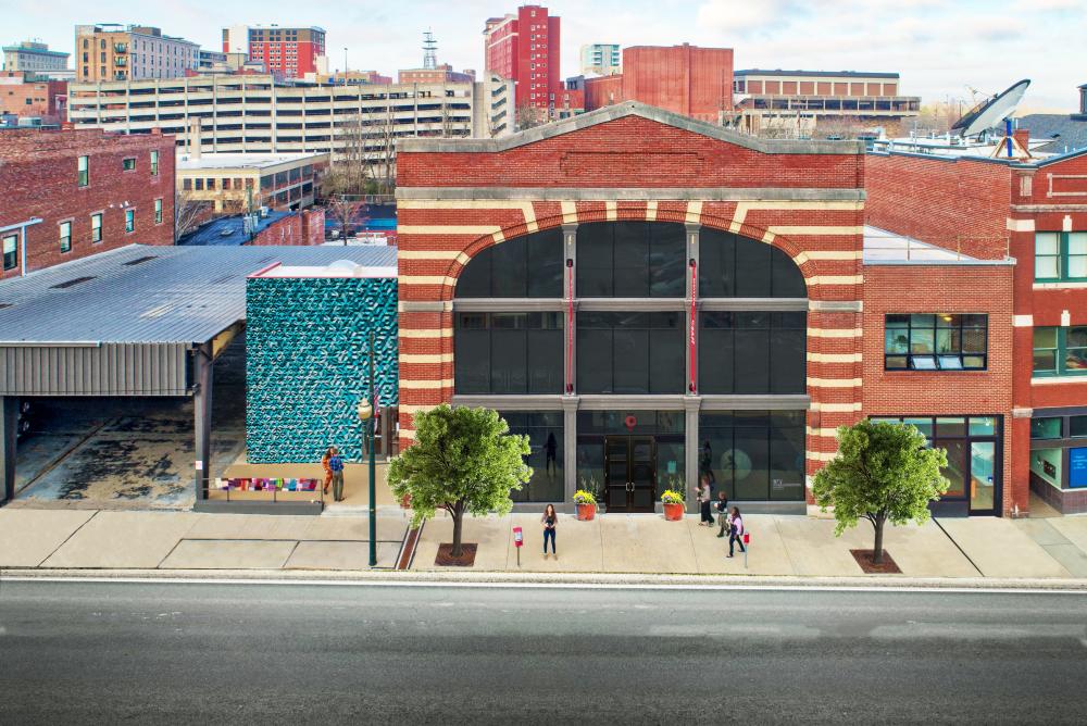 An artist rendering of the new Center for Craft opening in Asheville, NC in November 2019