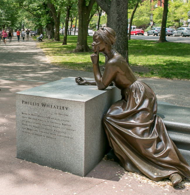 Phillis Wheatley statue