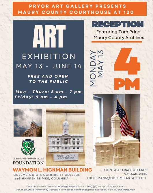 Maury County Courthouse at 120 Art Reception