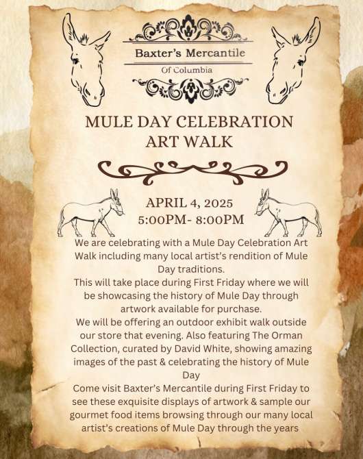 Mule Day Celebration Art Walk