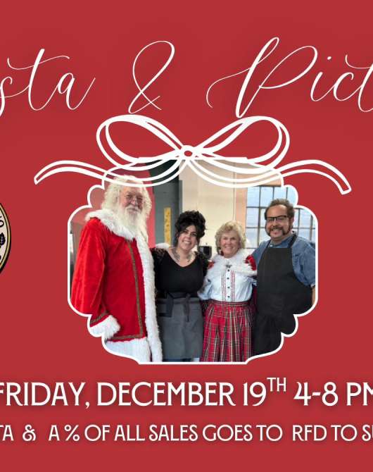 Pasta & Pictures with Santa at Mama Mila's