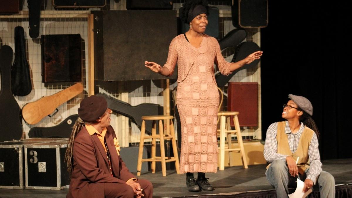 Bert Tanner, Andresia Moseley, Taria Person during Between a Ballad and a Blues, photo credit Jonathan Clark