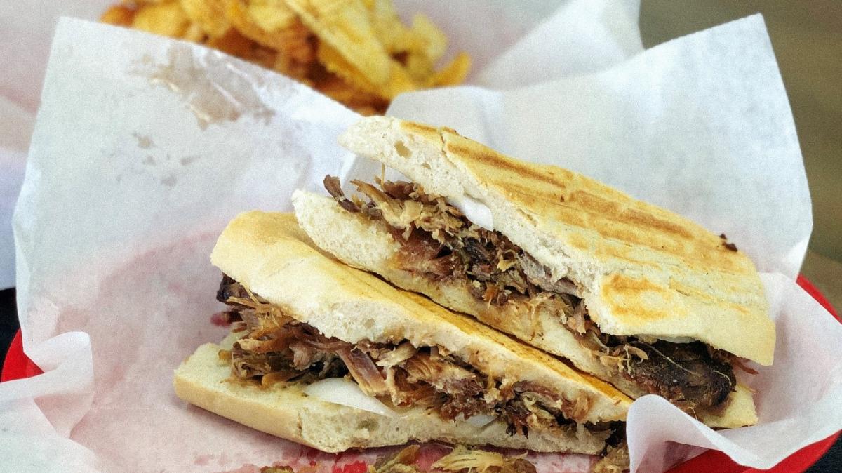 Cuban Sandwich at Halls Deli and Cuban Cafe in Knoxville
