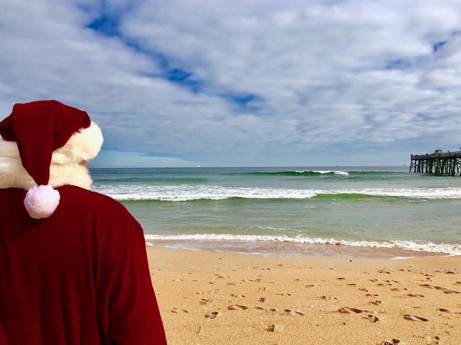 Santa at The Beach