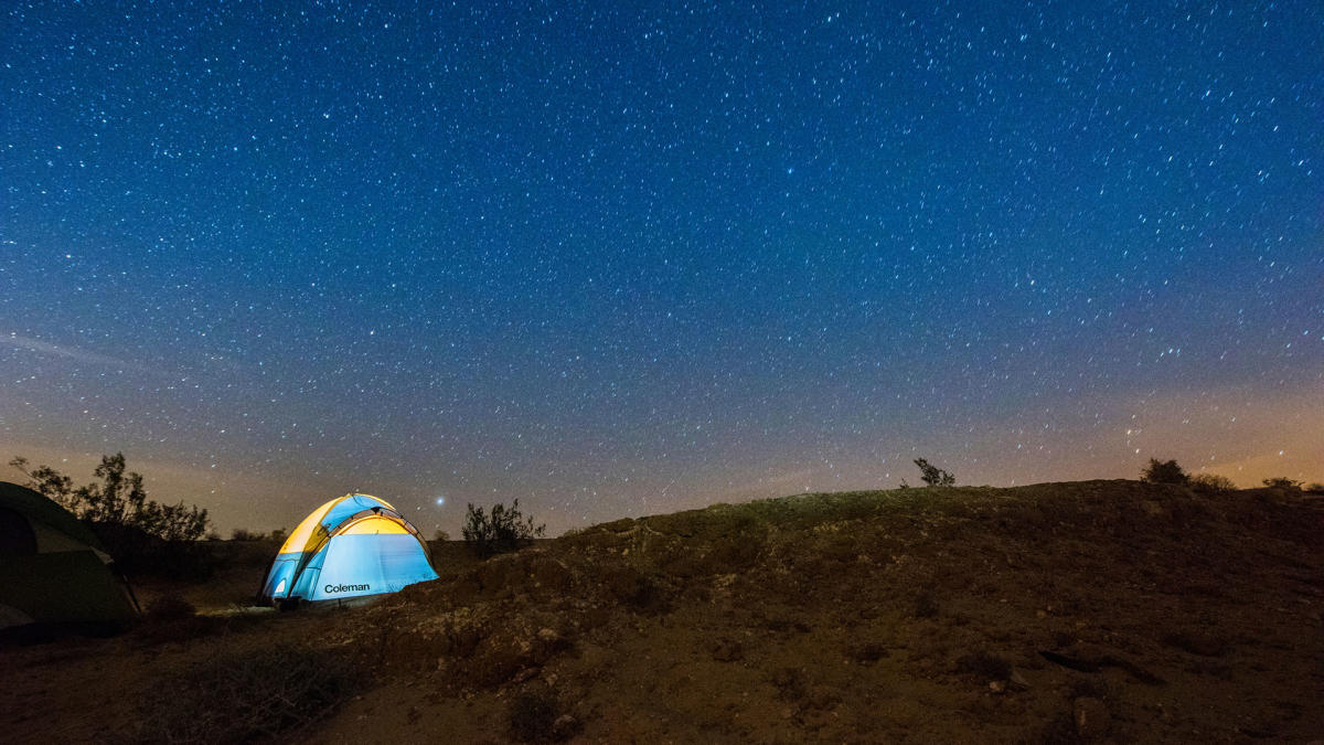 Camping in Anza-Borrego