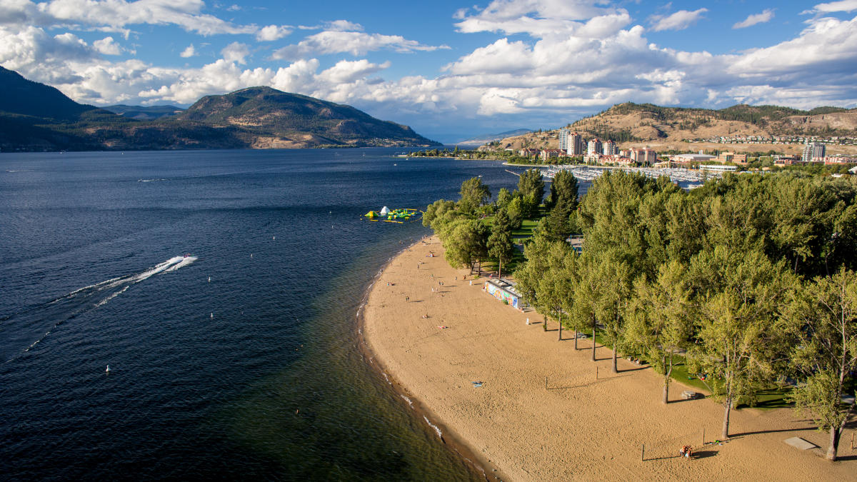 Aerial of Kelowna