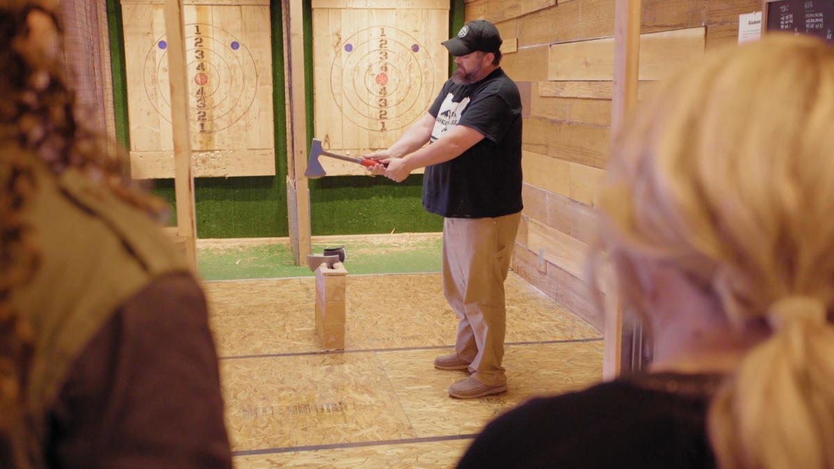 Axe Throwing at Oregon Axe in Springfield, OR Axe Throwing at Oregon Axe in Springfield, OR
