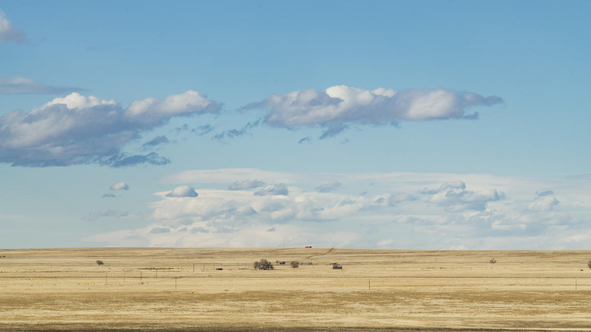 The high plains outside of Roy, New Mexico