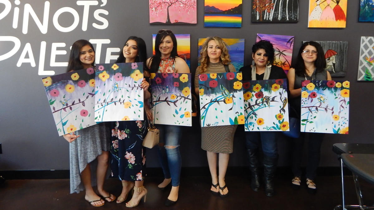 bachelorette party pinots palette