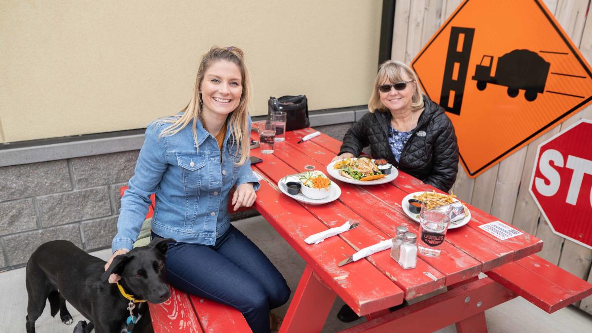 Ashlyn George & Her Mom at Leopolds 