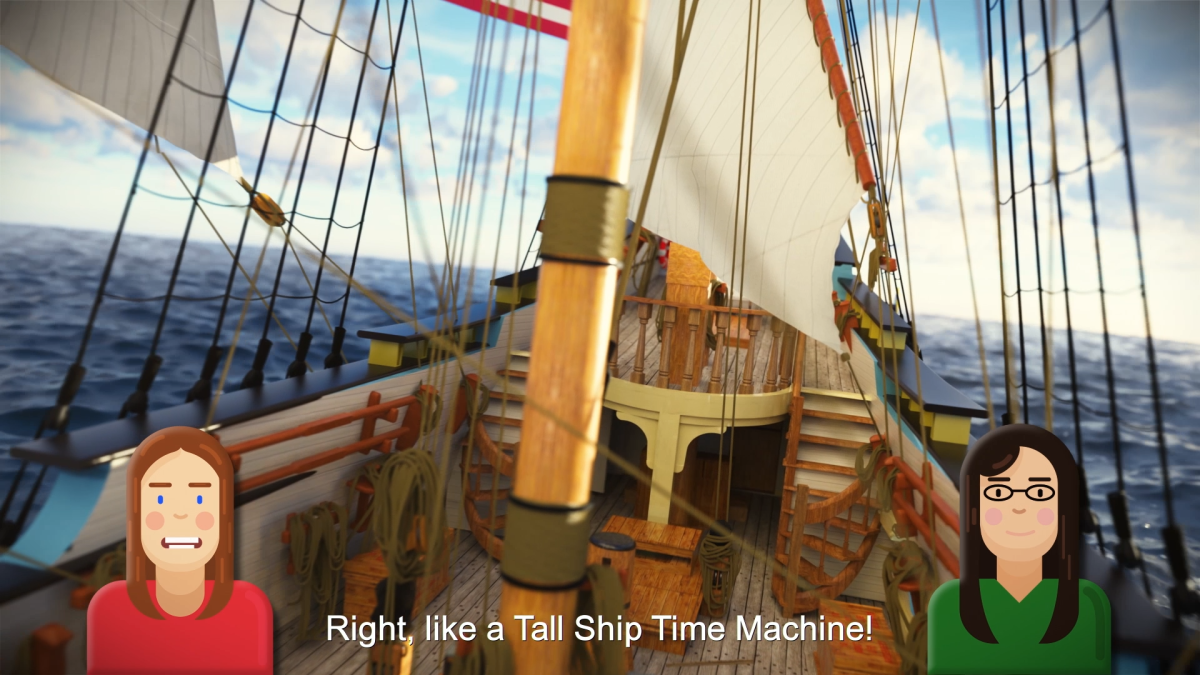 Kalmar Tall Ship Time Machine Exhibit Women Captains