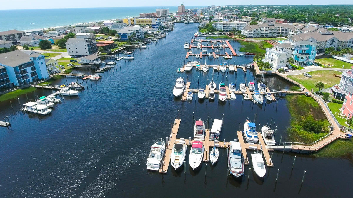 Carolina Beach Inlet.