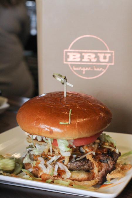 Mexicali Burger at Bru Burger in Plainfield.