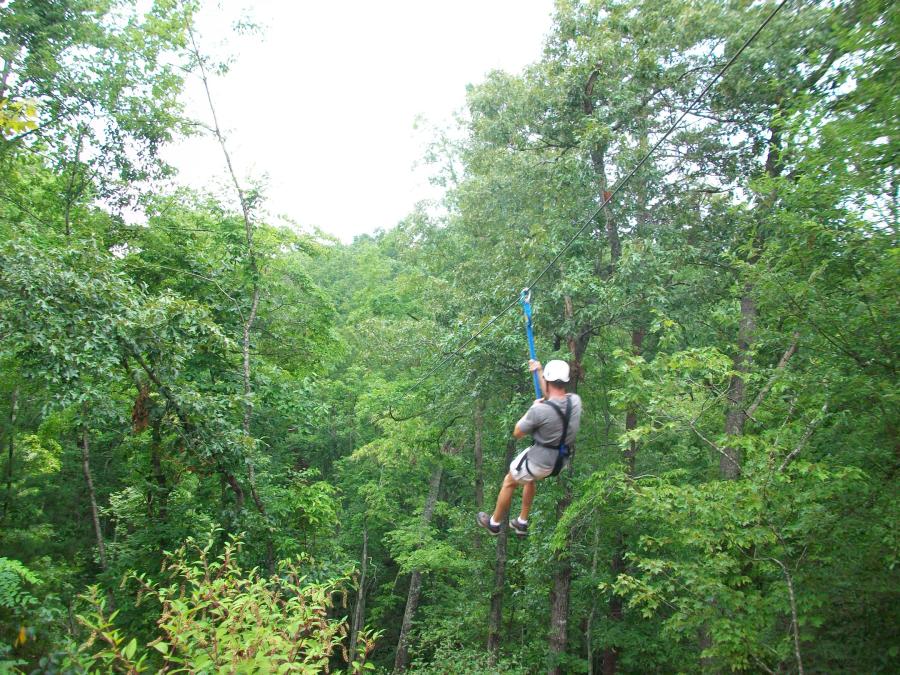 Zipline Through the Forest in Lake Lure