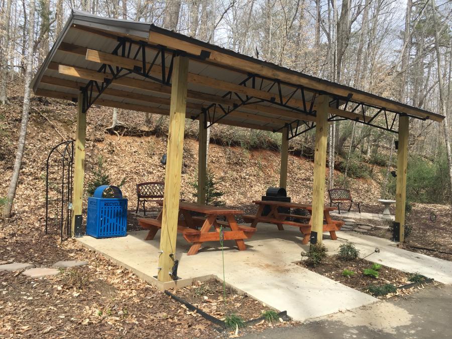 Picnic Shelter on the Purple Martin Greenway