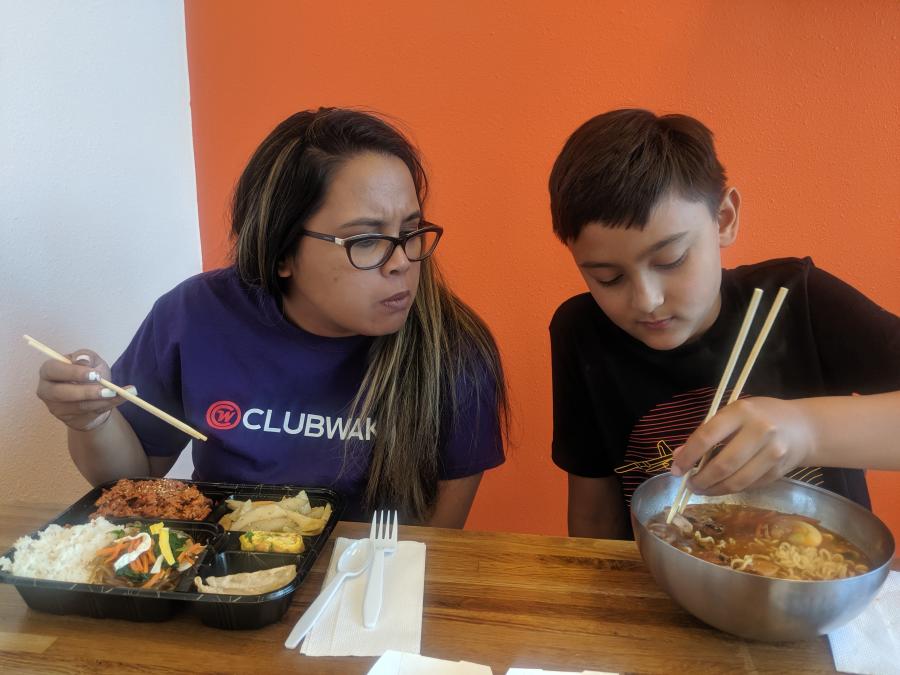 Asian Food Kristelle Siarza and Son