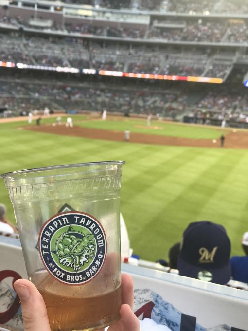 Terrapin beer at the Braves Game.