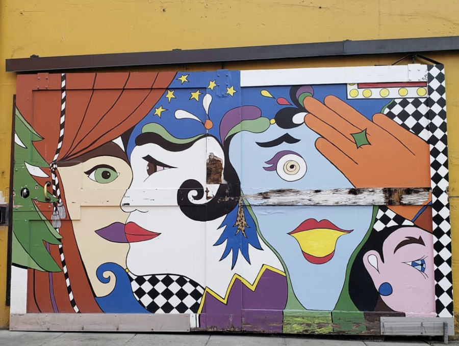 Mural in Opera Ally