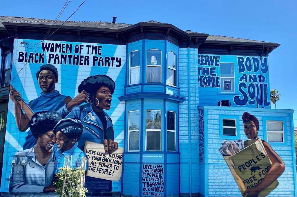 Women of the Black Panther Mural 1