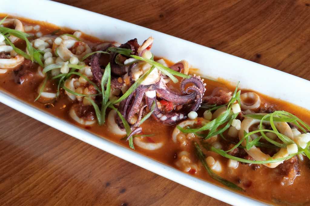 Squid with fregola