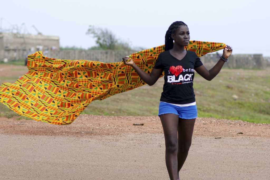 Ghanaian sista in Accra during a photo shoot
