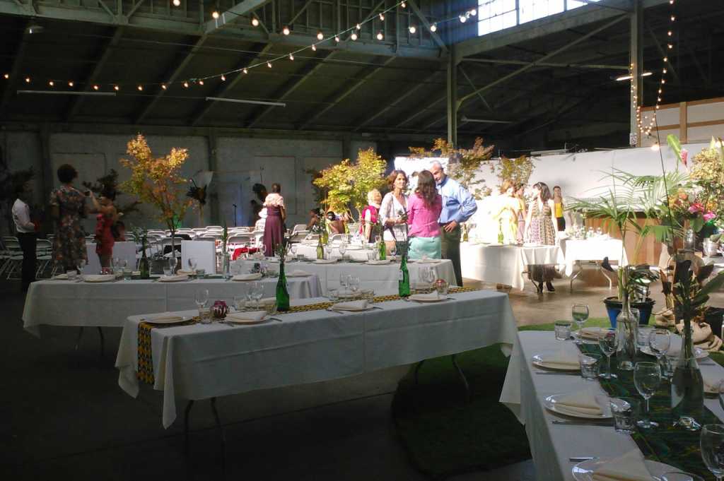 Wedding Tables with Trees
