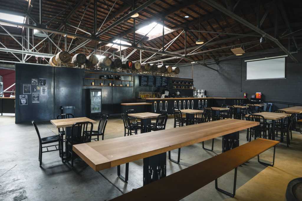 Interior of Ghost Town Brewing
