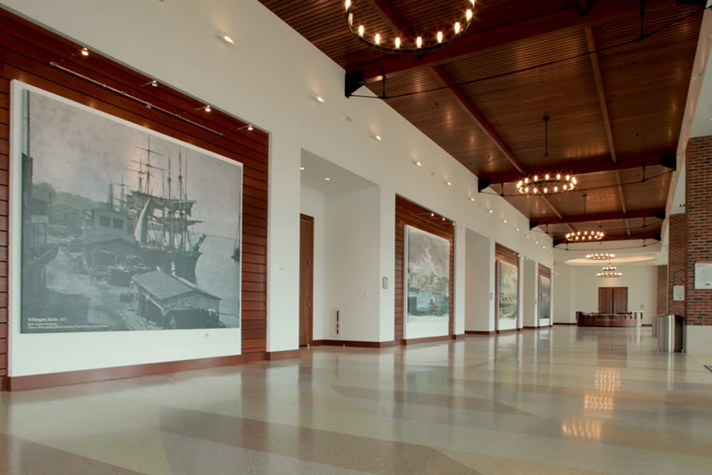 WCC Maritime Arts hallway