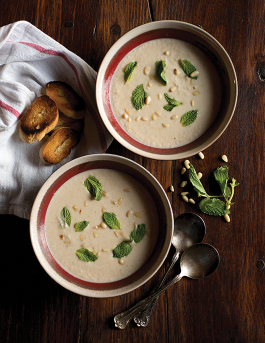 Pine Nut soup