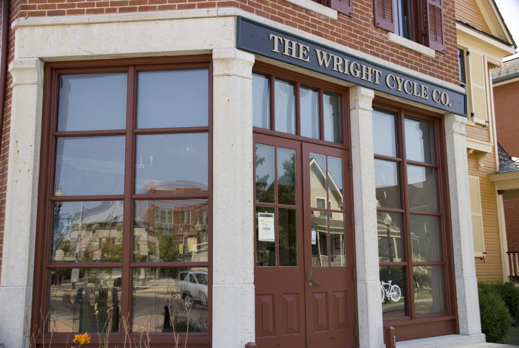 Facade of the Wright Cycle Company