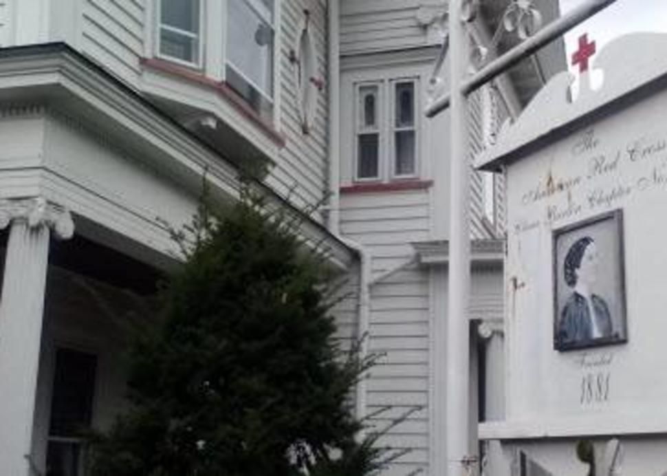 Clara Barton House front, Photo Credit: American Red Cross, Clara Barton House