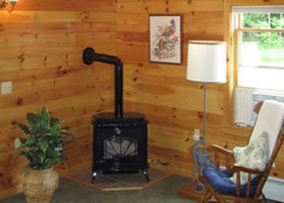 Cabin interior at High Country Acres