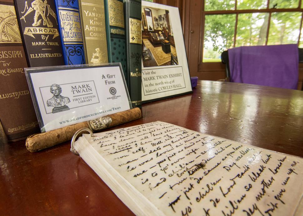 Twain's Desk at Mark Twain Study