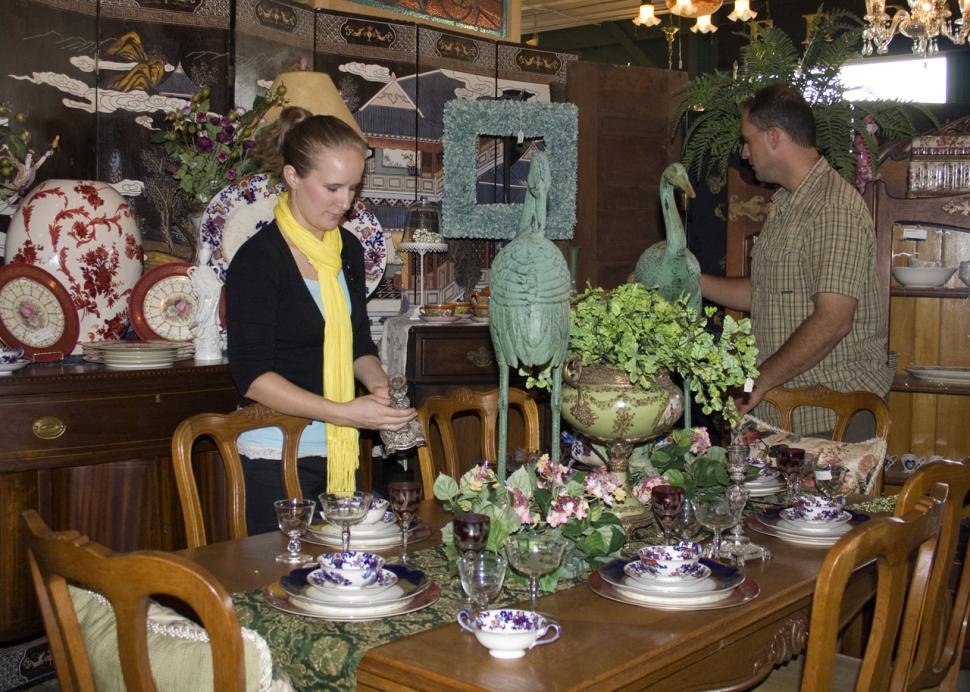 Antique Revival offers the chance to browse through beautifully-staged signature rooms