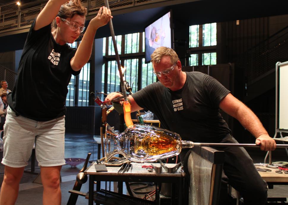 Hot Glass Show in the Amphitheater