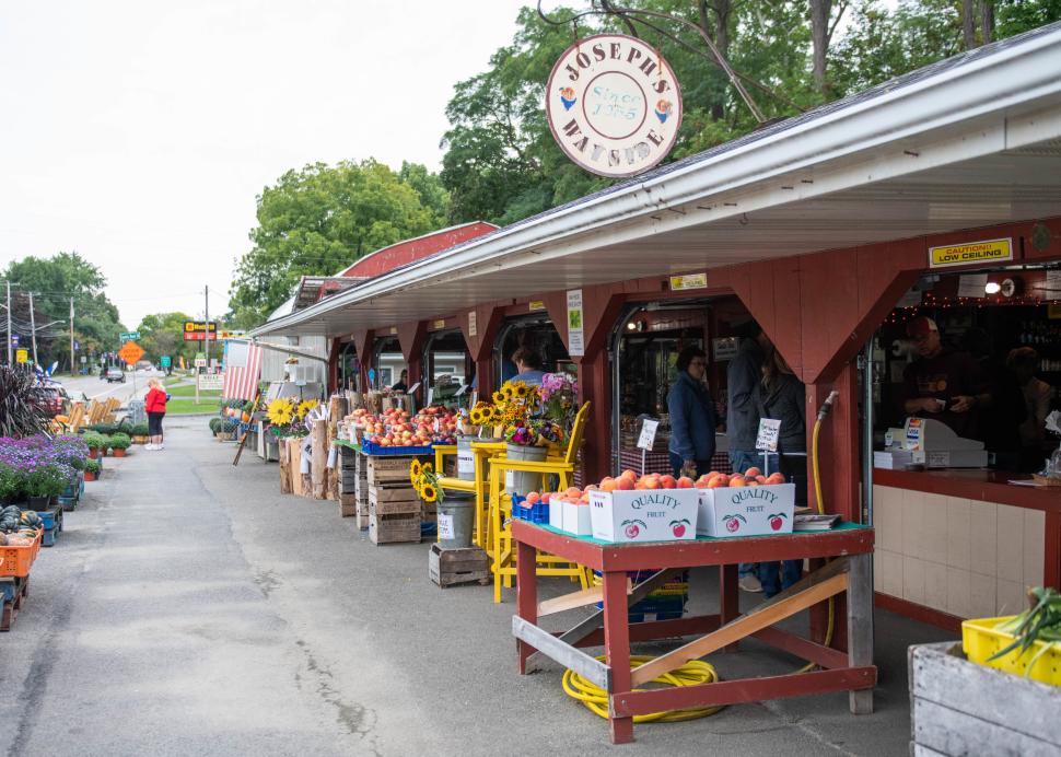Photo of the stand at Joseph's Wayside Market