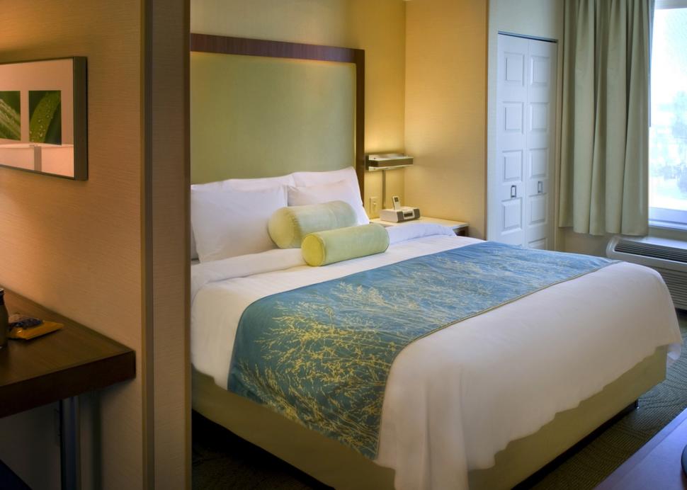 Our guest rooms are suites, offering separate living and sleeping areas